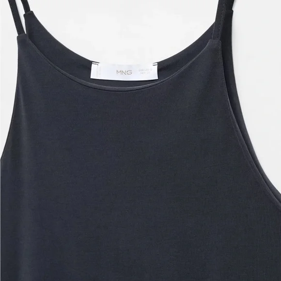 MANGO NWT unopened Modal midi blue dress size 8 - Picture 7 of 8